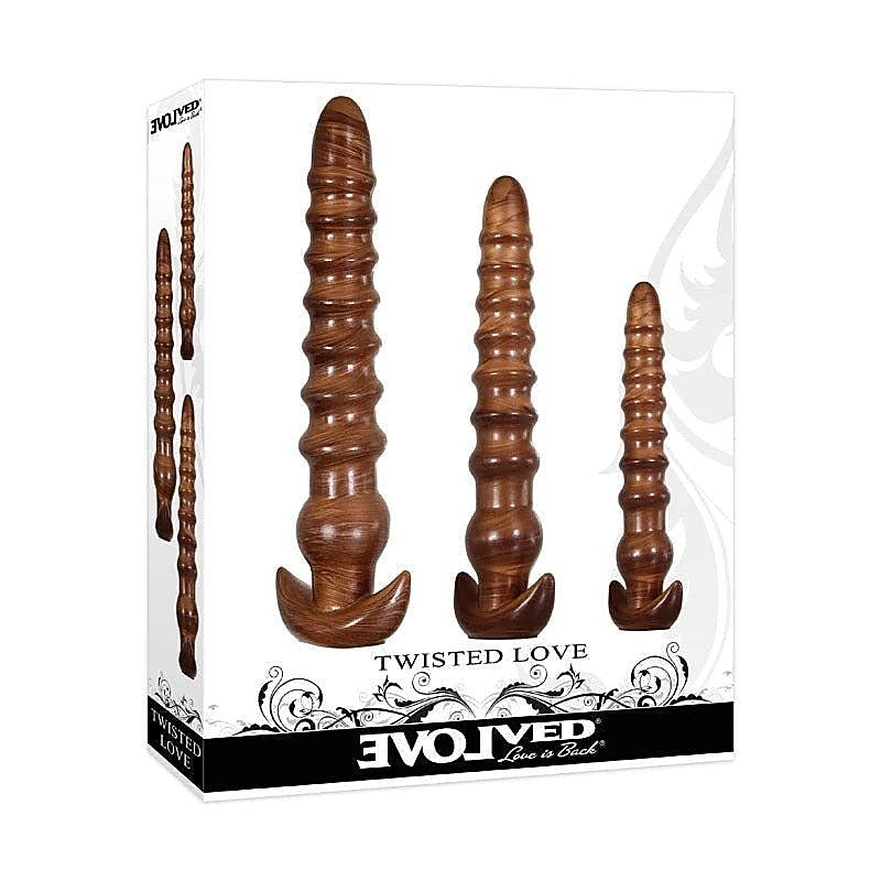 Evolved TWISTED LOVE - Versatile Anal Pleasure Set - Butt Plugs