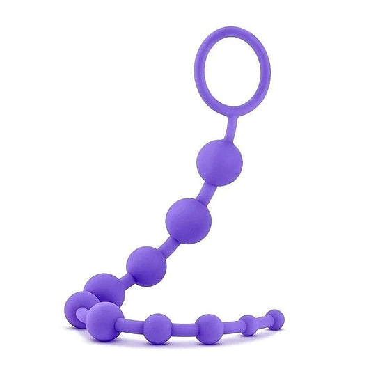 Luxe Silicone Anal Beads By Blush Novelties - Fleshlight Male Masturbators