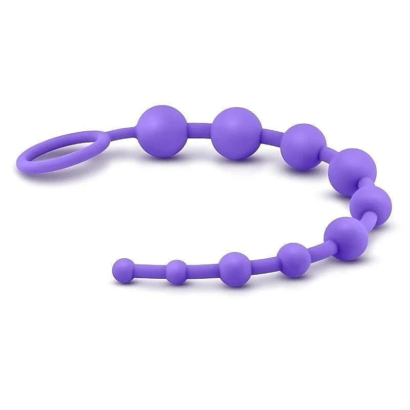 Blush Novelties' Luxe Silicone Anal Beads - Smooth, Body-Safe Indulgence - Fleshlight Male Masturbators