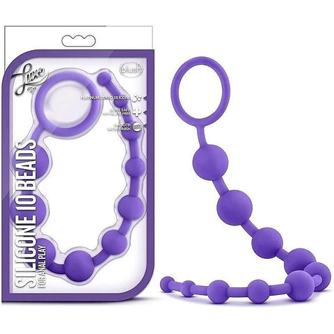 Blush Novelties' Luxe Silicone Anal Beads - Smooth, Body-Safe Indulgence - Fleshlight Male Masturbators