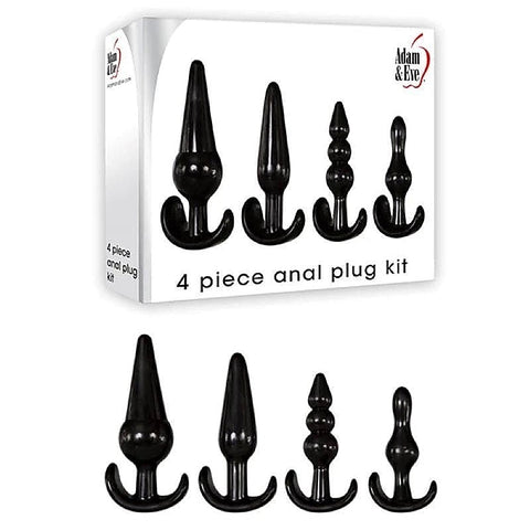 4-Piece Anal Pleasure Set Butt Plug by Adam & Eve - Butt Plugs