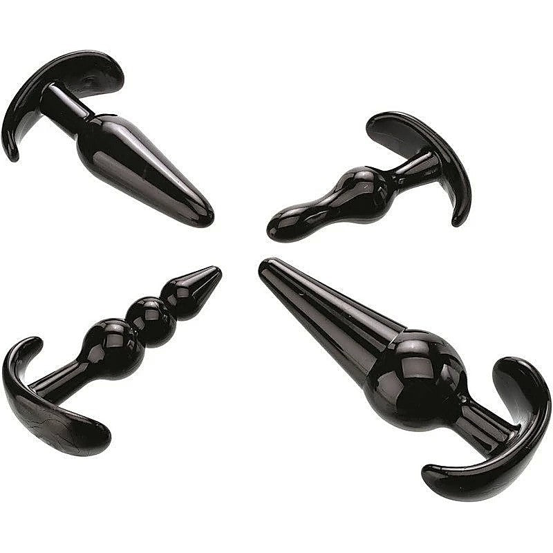 4-Piece Anal Pleasure Set Butt Plug by Adam & Eve - Butt Plugs