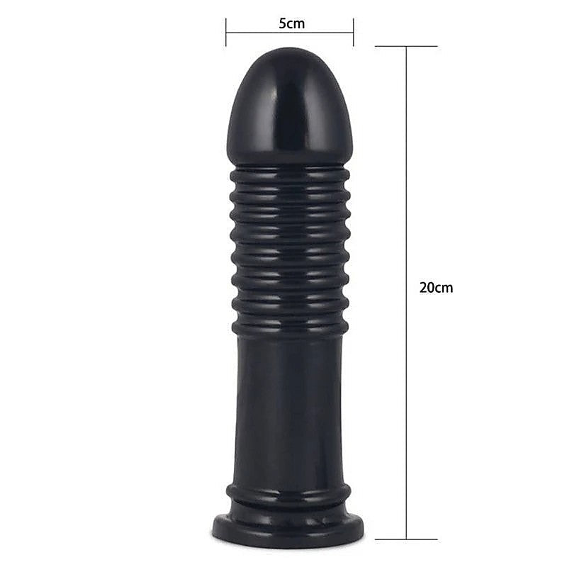 King Sized 8 Inch Anal Bumper Mega Anal Plug By Lovetoy - Butt Plugs