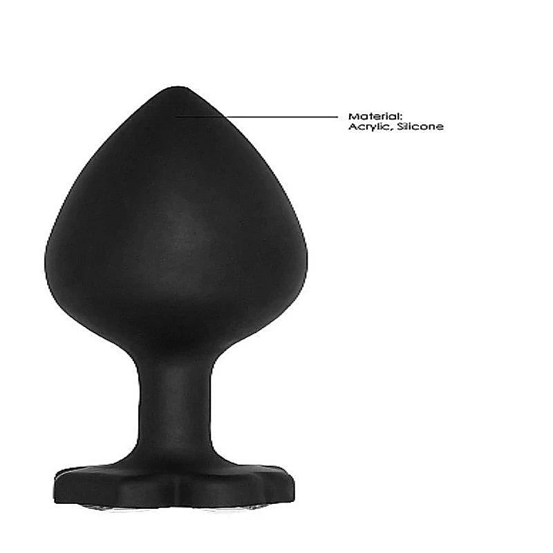 Large Lucky Diamond Gem Base Butt Plug By Shots Toys - Butt Plugs