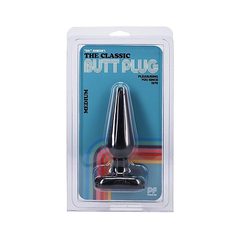 Classic Butt Plug Smooth Medium By Doc Johnson - Novelty Vibrators
