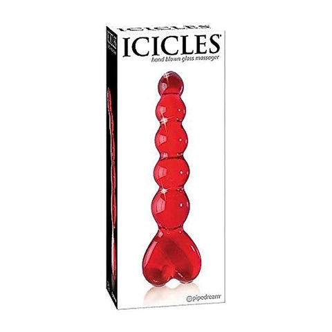 Icicles No 32 Hand Blown Glass Anal Beads By Pipedream - Prostate Toys