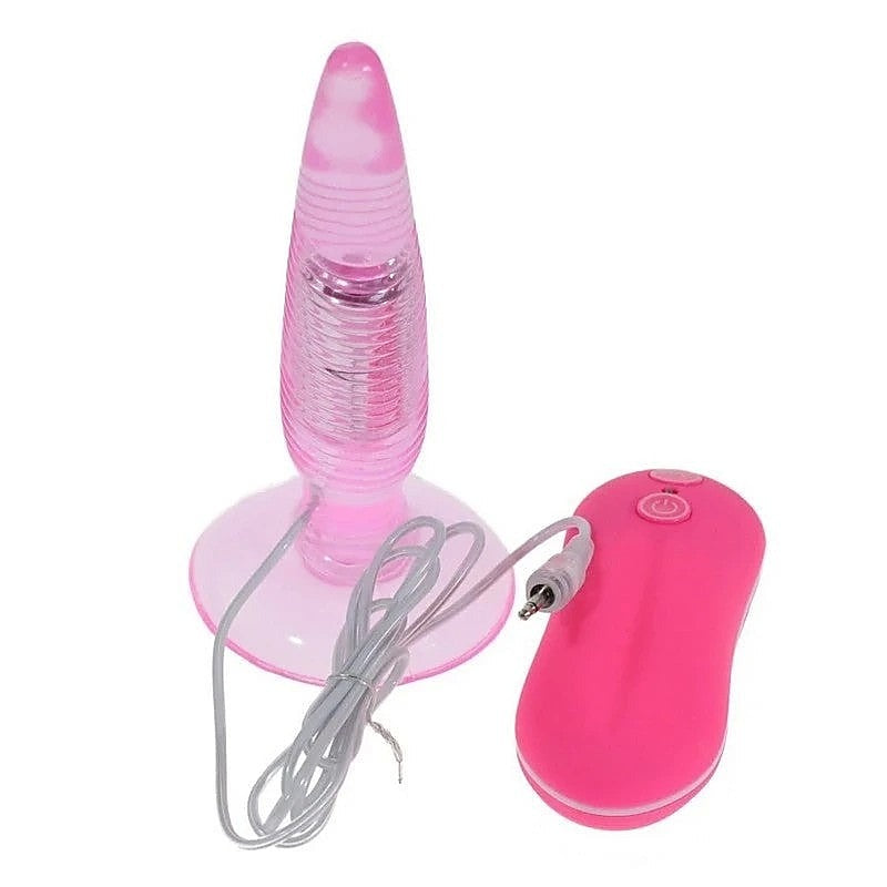 Aphrodisia Twister Vibrating Butt Plug Pink - Butt Plugs