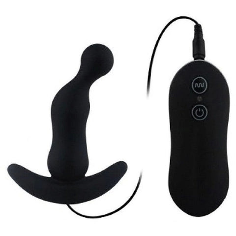 Curved Vibrating Anal Plug by Aphrodisia - Prostate Toys