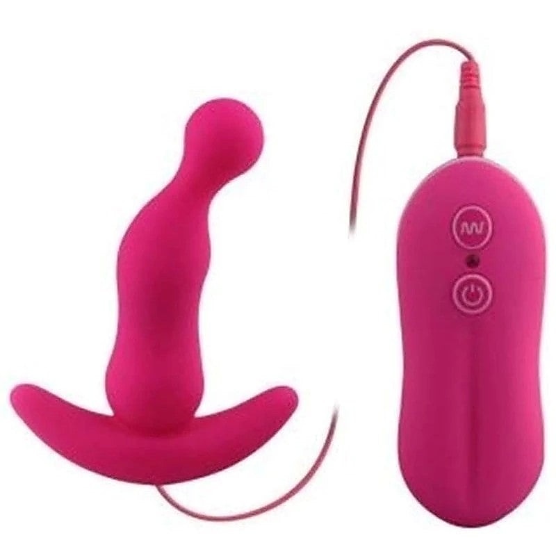 Curved Vibrating Anal Plug by Aphrodisia - Prostate Toys