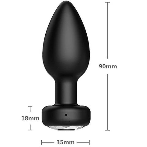 Lily Silicone Vibrating Butt Plug - Butt Plugs