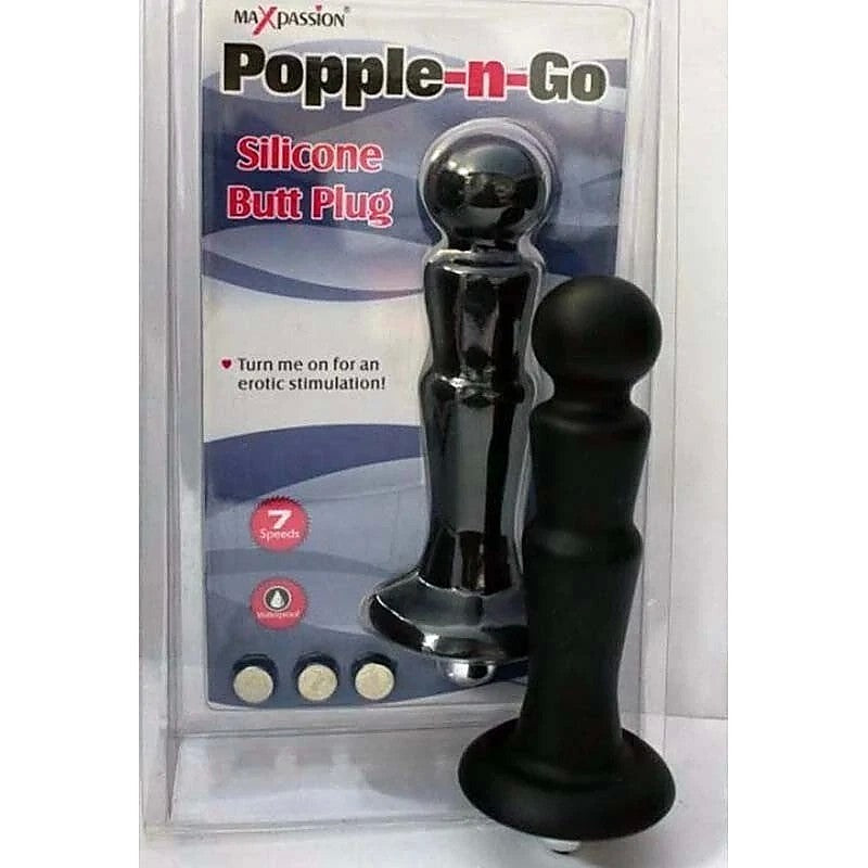 Popple-n-Go Silicone Butt Plug - Butt Plugs