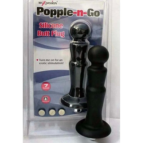 Popple-n-Go Silicone Butt Plug - Butt Plugs