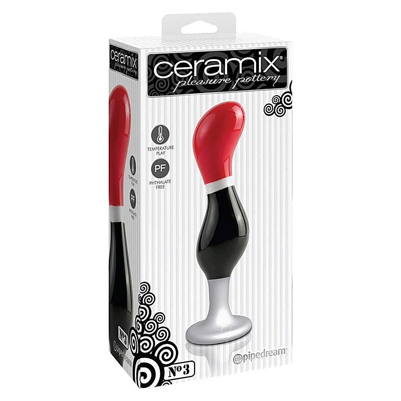 Ceramix No 03 G-Spot Curved Dildo By Pipedream - Glass Sex Toys