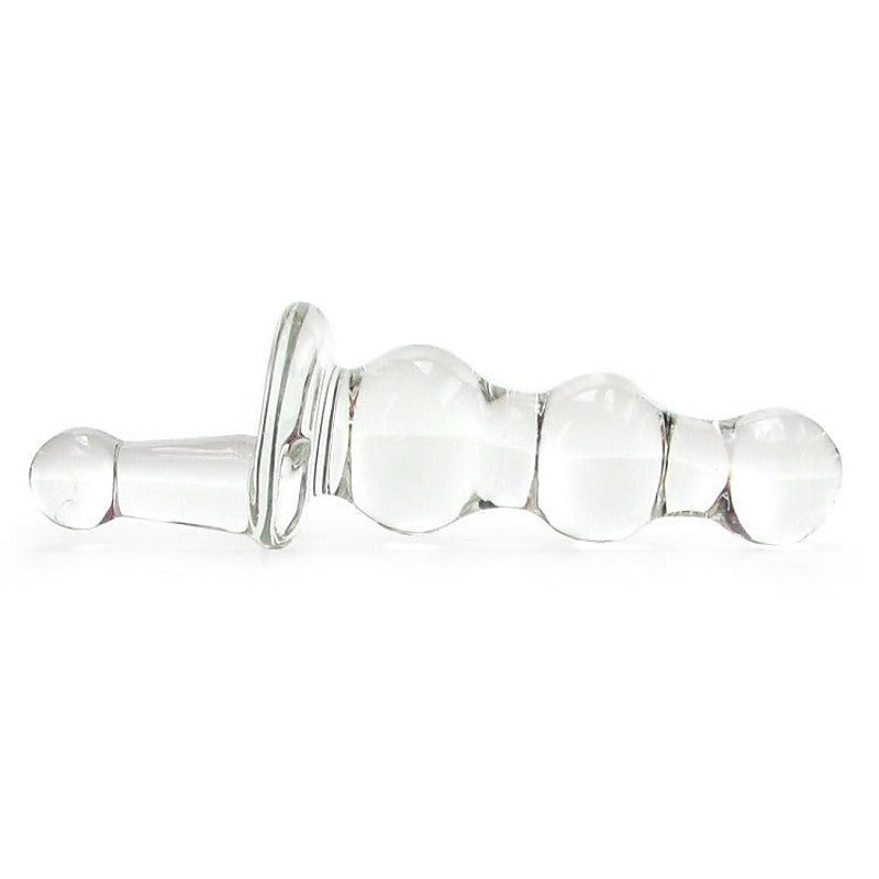 ButtMan's Viewable Glass Butt Plug Curves - Glass Sex Toys
