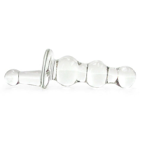 ButtMan's Viewable Glass Butt Plug Curves - Glass Sex Toys