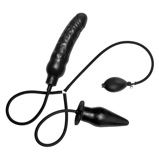 The Deuce Inflatable Duo by XR Brands - Inflatable Dildos and Vibrators