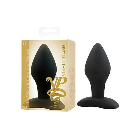 Velvet Plush Silicone Fulfiller Prostate Massager - Butt Plugs