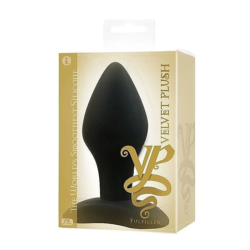 Velvet Plush Silicone Fulfiller Prostate Massager - Butt Plugs