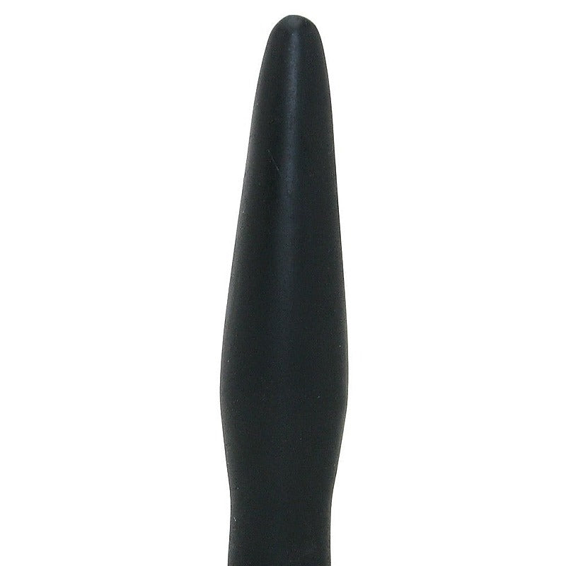 Premium Quality Slim Black Silicone Dildo By Tantus - Butt Plugs