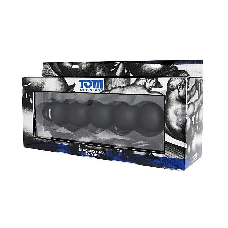 Tom of Finland Stacked Ball 5X Vibe - Anal Vibrators