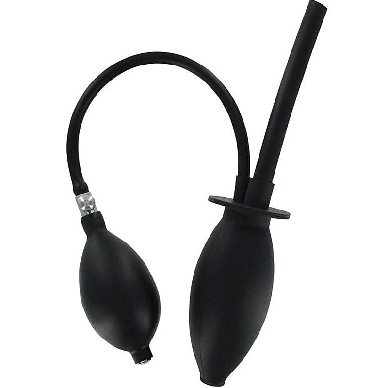 CleanStream Inflatable Enema Plug Black - Enemas and Douches