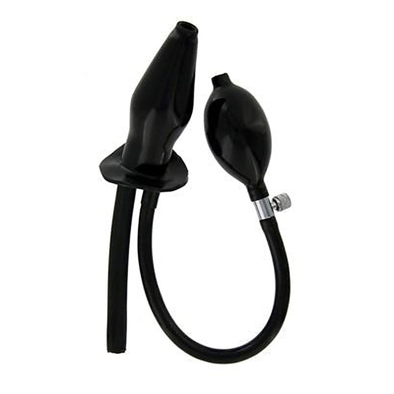 CleanStream Inflatable Enema Plug Black - Enemas and Douches