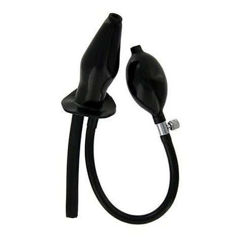 CleanStream Inflatable Enema Plug Black - Enemas and Douches