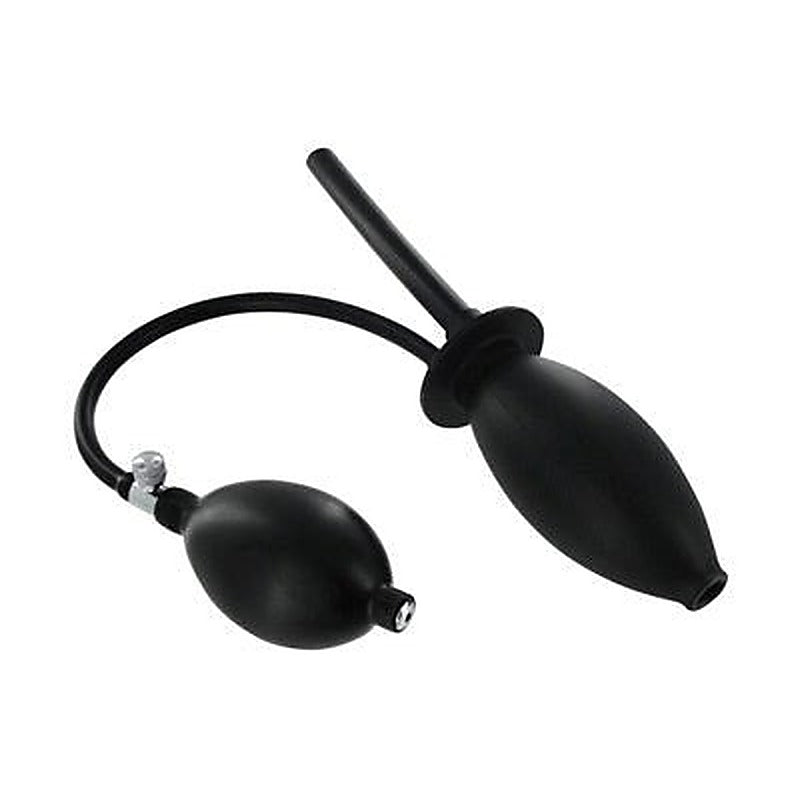 CleanStream Inflatable Enema Plug Black - Enemas and Douches