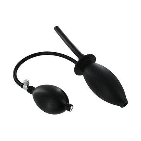 CleanStream Inflatable Enema Plug Black - Enemas and Douches