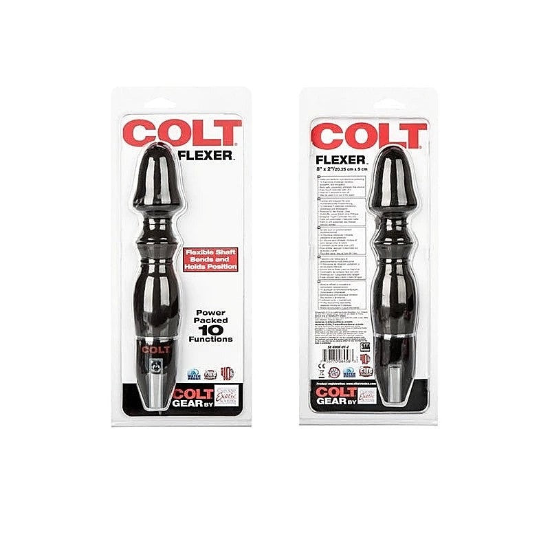 Colt Flexer 10 Functions Silicone Anal Vibrator - Anal Vibrators