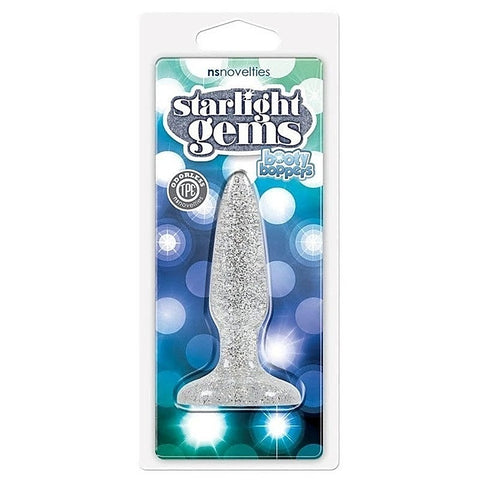 Starlight Gems Booty Boppers Mini Clear By Ns Novelties - Butt Plugs