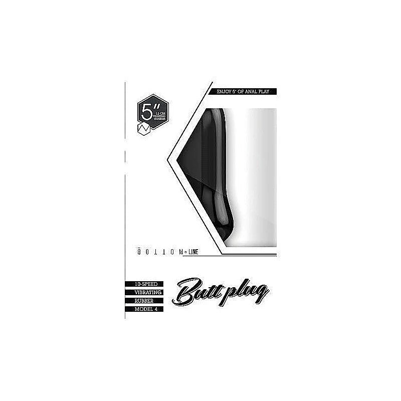 Bottom Line Vibrating Butt Plug Model 4 By Shots Toys - Anal Vibrators