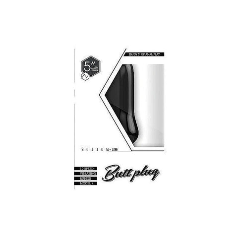 Bottom Line Vibrating Butt Plug Model 4 By Shots Toys - Anal Vibrators