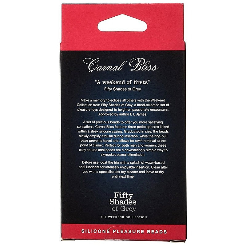 Carnal Bliss Pleasure Anal Sex Beads - Anal Beads and Balls