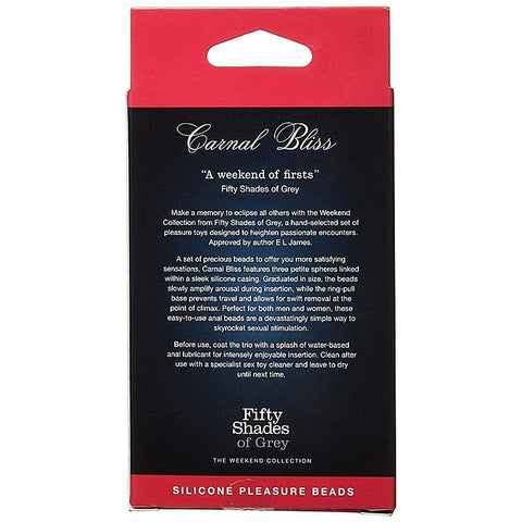 Carnal Bliss Pleasure Anal Sex Beads - Anal Beads and Balls