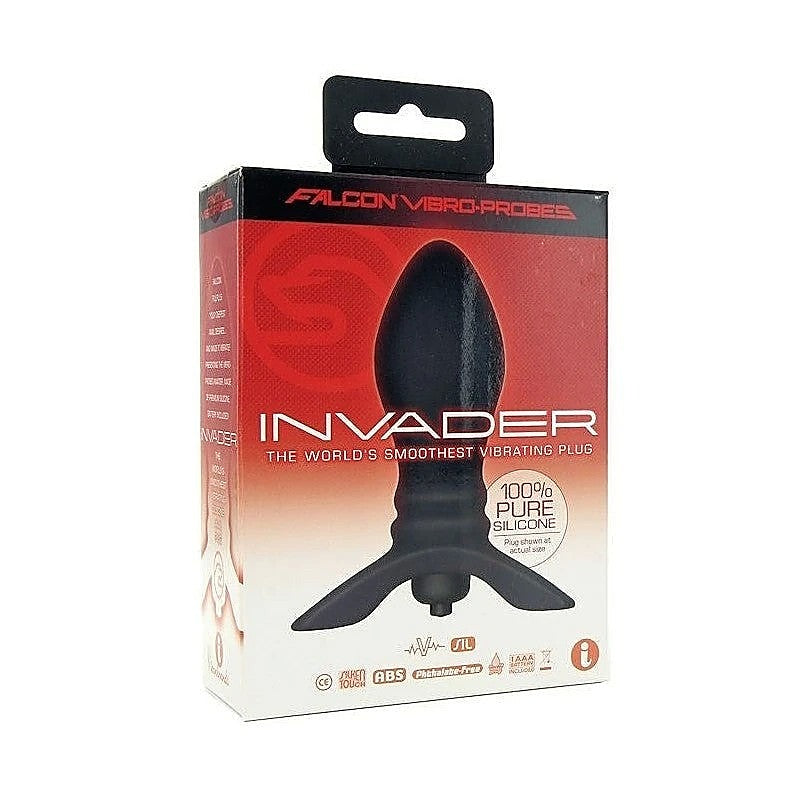 Falcon Vibrating Invader Silicone Plug - Butt Plugs