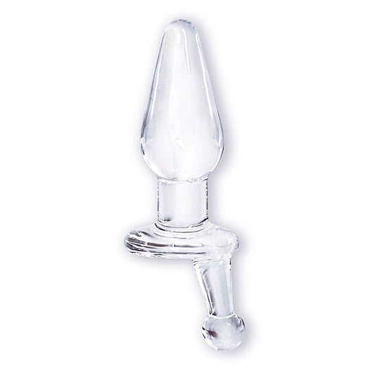 Buttman's Viewable Glass Butt Plug Bishop - Glass Sex Toys