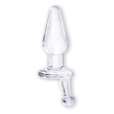 Buttman's Viewable Glass Butt Plug Bishop - Glass Sex Toys