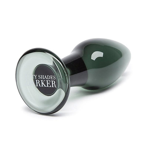 Fifty Shades Darker Something Darker Glass Butt Plug - Glass Sex Toys
