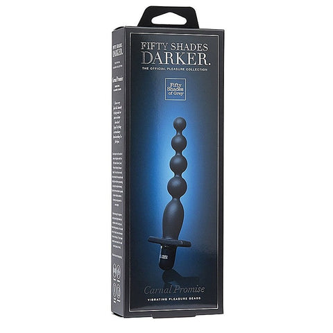 Fifty Shades Darker Carnal Promise Vibrating Anal Beads - Anal Beads and Balls