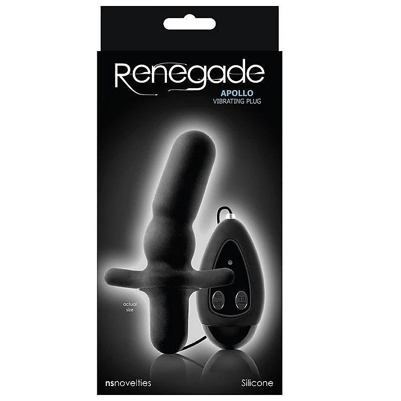 Renegade Apollo Vibrating Plug Black - Anal Vibrators