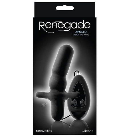 Renegade Apollo Vibrating Plug Black - Anal Vibrators