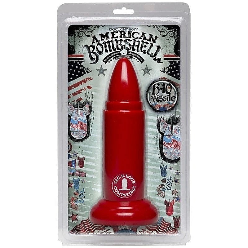 American Bombshell Missile B-10 Cherry Bomb By Doc Johnson - Butt Plugs