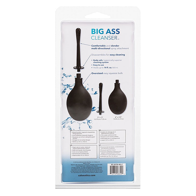 Big Ass Cleanser Enema Bulb By California Exotics - Enemas and Douches