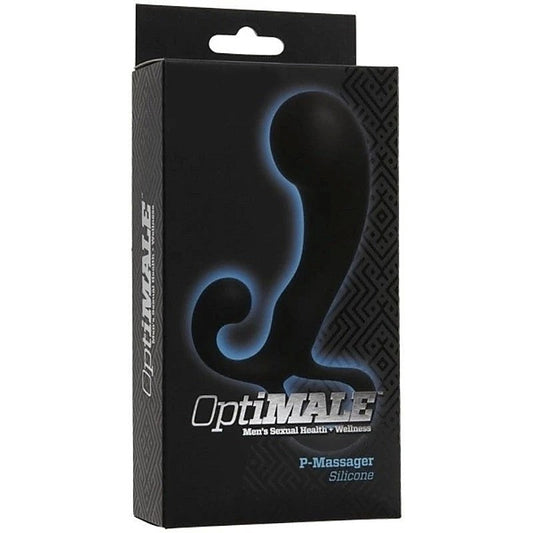 Optimale P-Massager Black By Doc Johnson - Prostate Toys