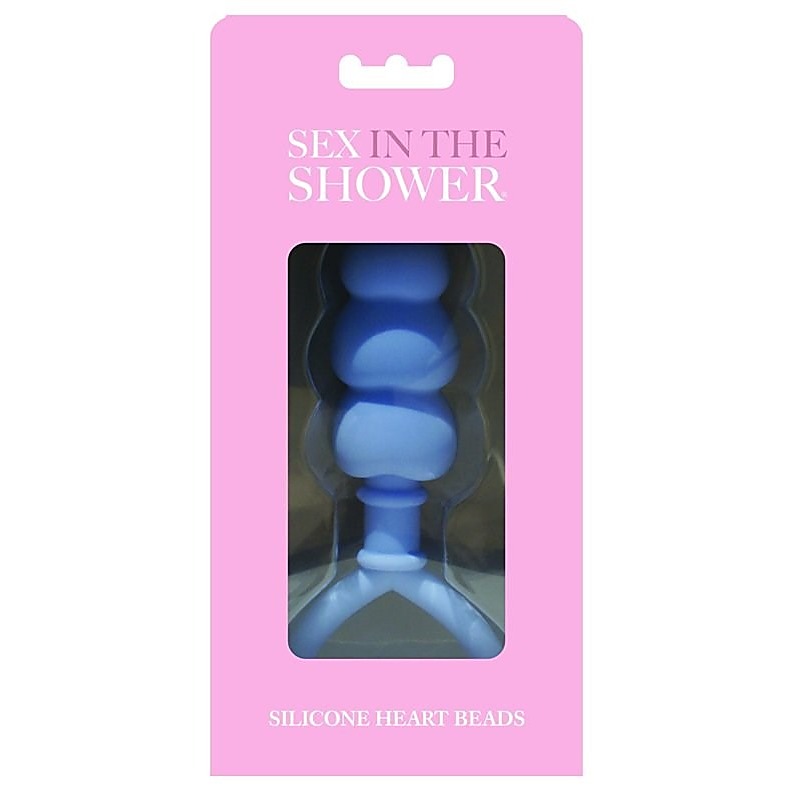 Silicone Heart Beads by Sportsheets - Anal Beads and Balls