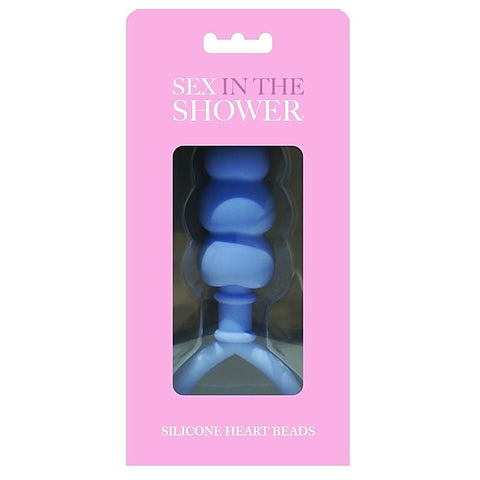 Silicone Heart Beads by Sportsheets - Anal Beads and Balls