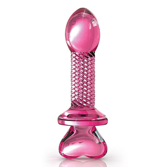 Pipedream Icicles No 82 Hand Blow Gnass Anal Plug - Glass Sex Toys