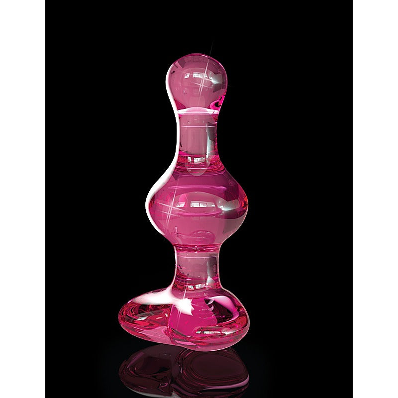 Icicles No. 75 Heart Shape Glass Anal Plug By Pipedream - Glass Sex Toys