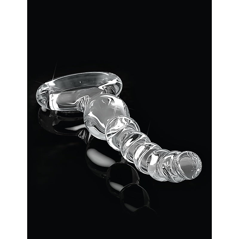 Icicles No 67 Glass Anal Beads Massager - Glass Sex Toys